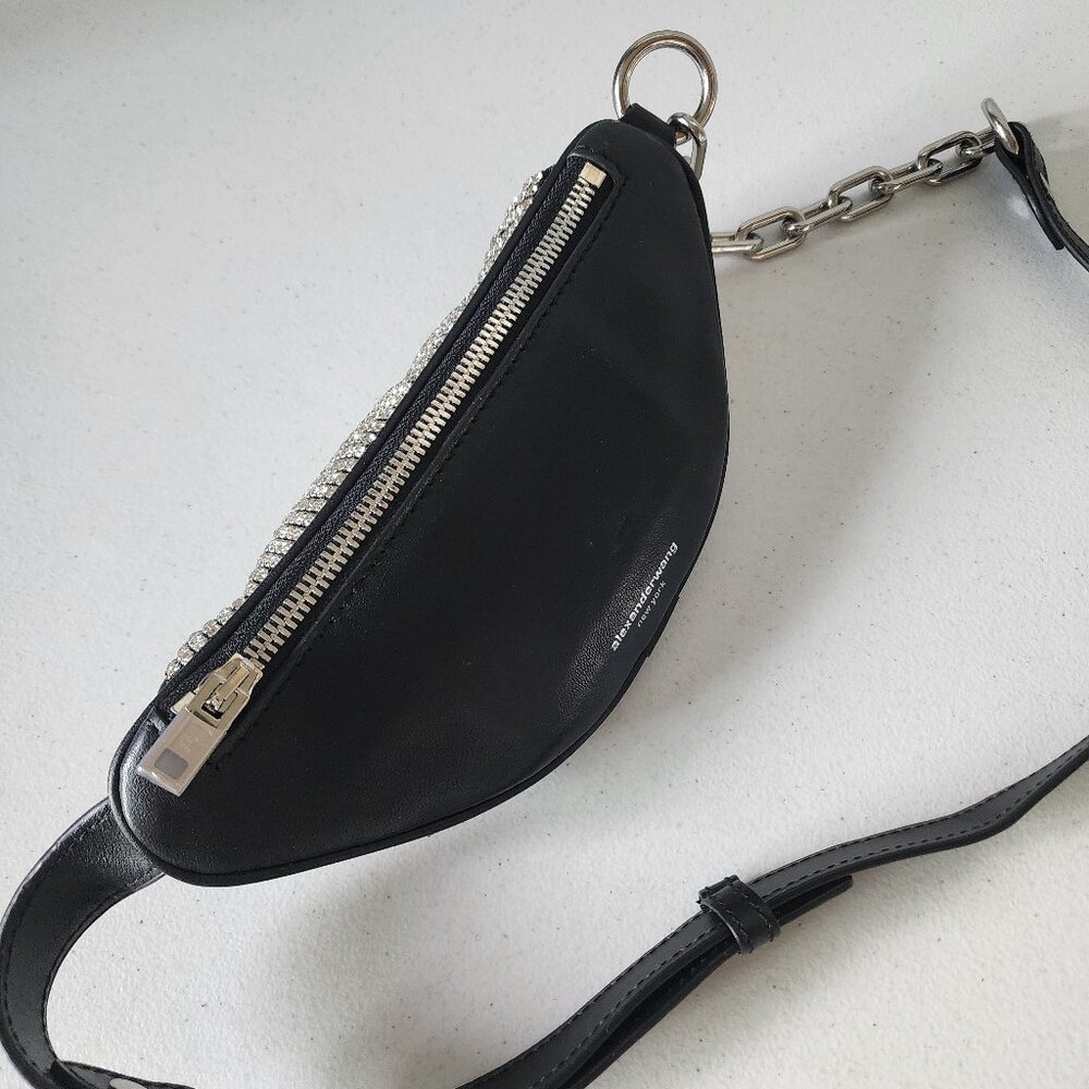 Alexander Wang Rhinestone Pouch/Sling Bag "EUC" - Picture 8 of 16